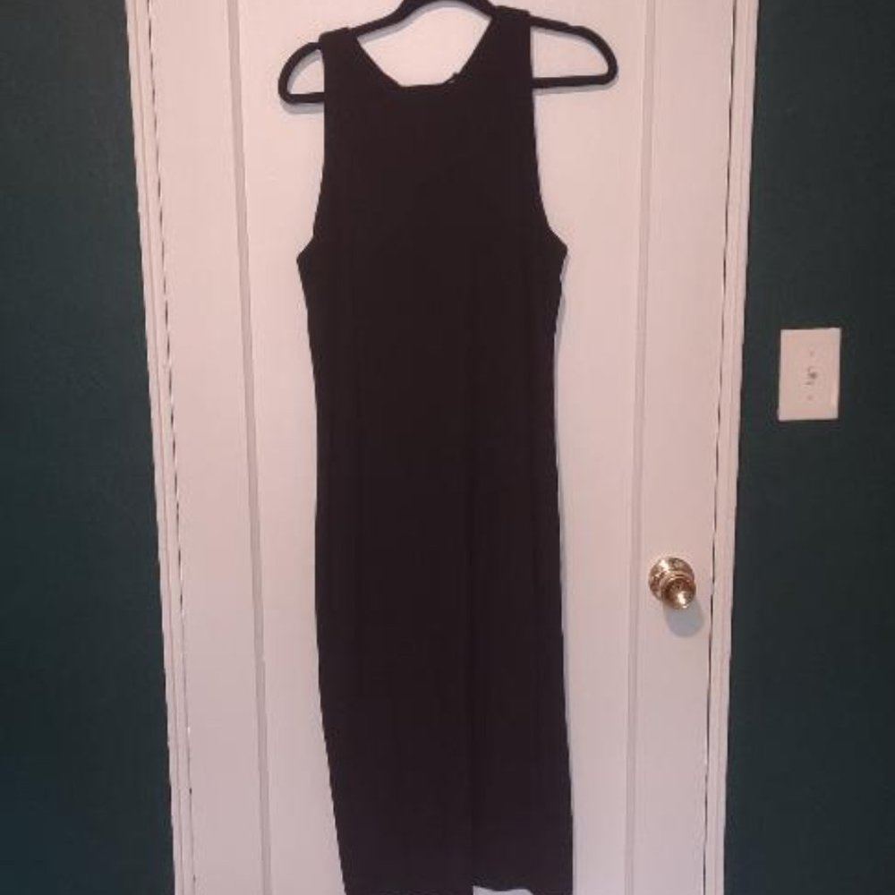 WHBM Black Bodycon Dress Size L